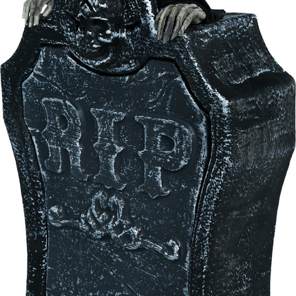 Halloween-Grabstein mit Licht, Ton und Bewegung, 40 cm