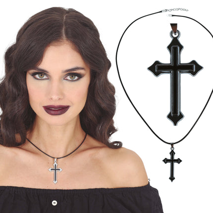 Halloween Ketting Kruis 5cm