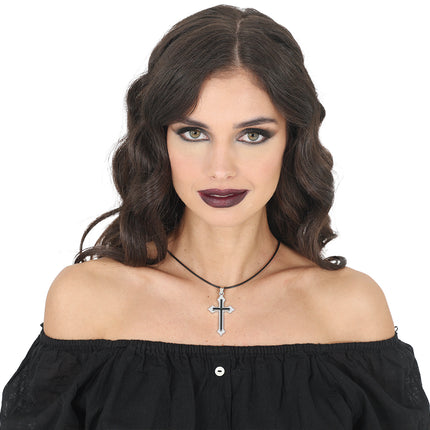Halloween Ketting Kruis 5cm