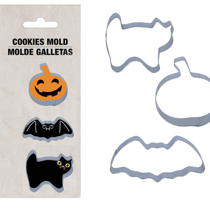 Halloween Koekvormpjes 3st