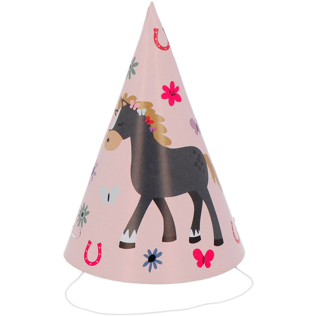 Pferd Party Hüte 16cm 6Stk