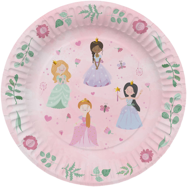 Prinzessinnen-Teller 23cm 8 Stück