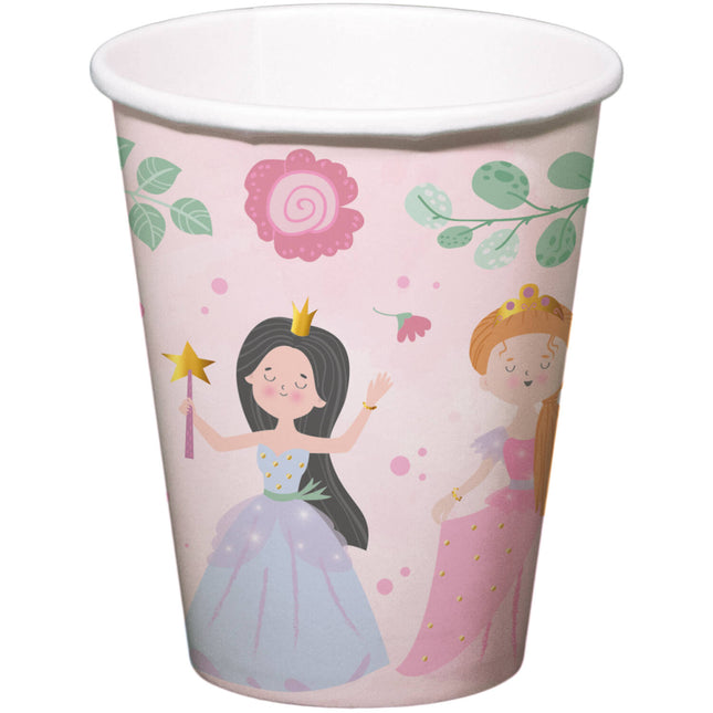 Prinzessinnen Becher 250ml 8Stk