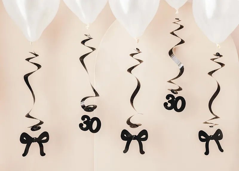 30 Jaar Hangdecoratie 50cm 5st van Partydeco koop je bij Partywinkel