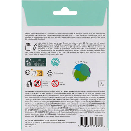 30 Jaar Helium Ballon Leeg 45cm van Folat koop je bij Partywinkel