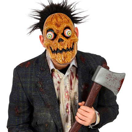 MASKE MIT WACKELAUGEN KÜRBIS