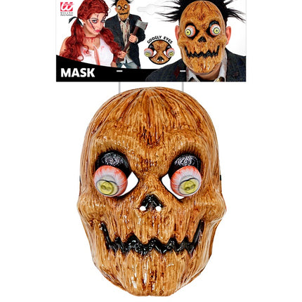 MASKE MIT WACKELAUGEN KÜRBIS