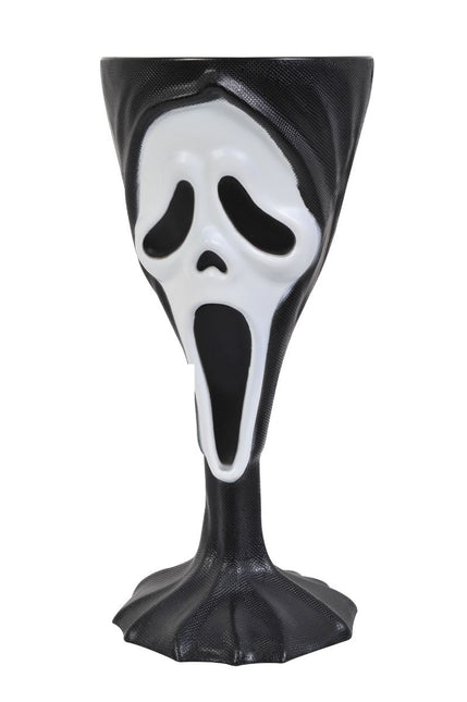 Halloween Tasse Schwarz Weiß Geist