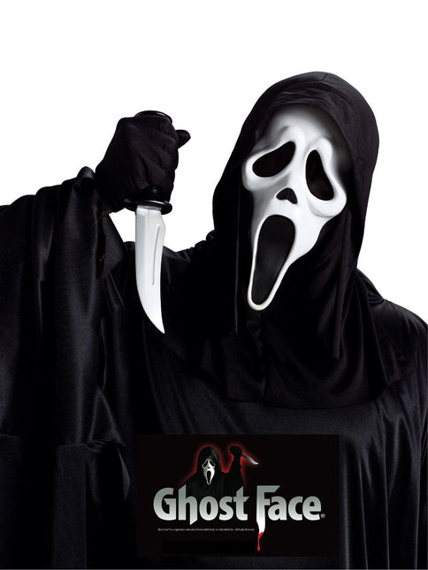 Ghostface Maske mit Messer