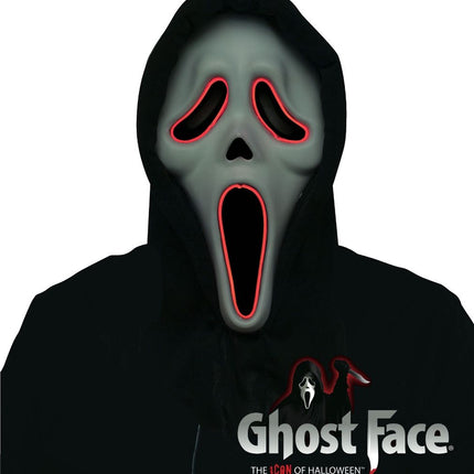 Ghostface Maske mit Beleuchtung