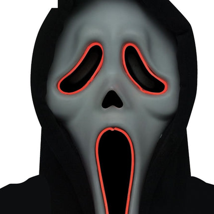 Ghostface Maske mit Beleuchtung