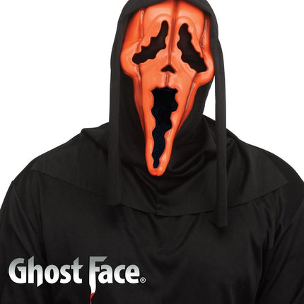 Ghostface Maske Orange Kürbis