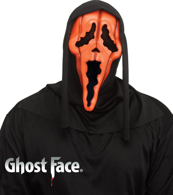 Ghostface Maske Orange Kürbis