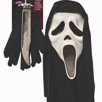 Ghostface Dress Up Set 3 Stück