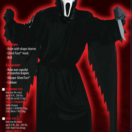 Halloween Kostüm Schwarz Herren Geist 3 Stück