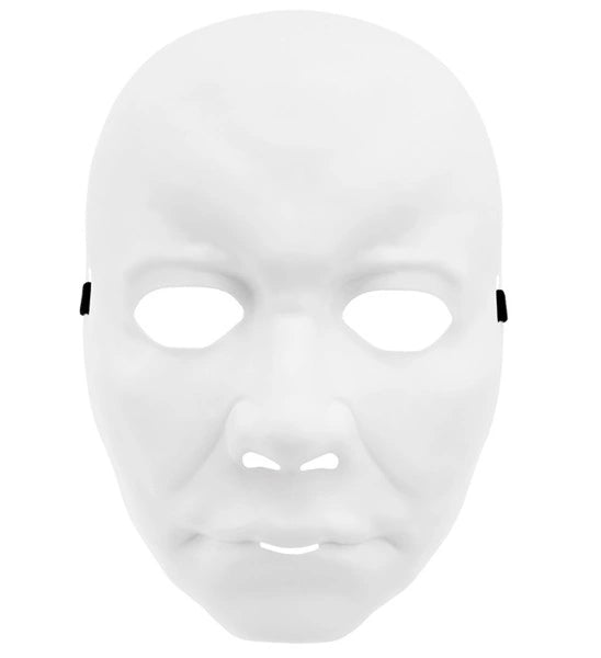 Weiße Mime-Gesichtsmaske
