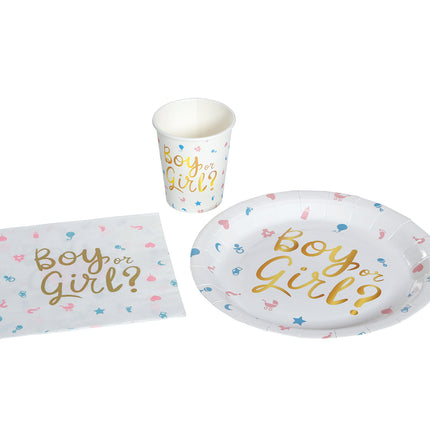 Gender Reveal Becher 200ml 6 Stk.