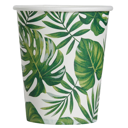 Palmblatt Becher 240ml 6Stk