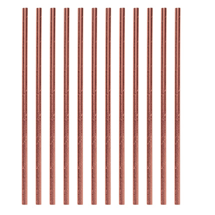 Rose Gold Strohhalme 12 Stk.