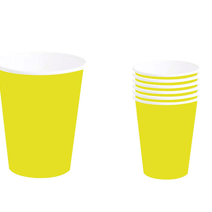 Gelbe Becher 240ml 6 Stk.