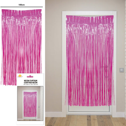 Fuchsia Türvorhang 2m