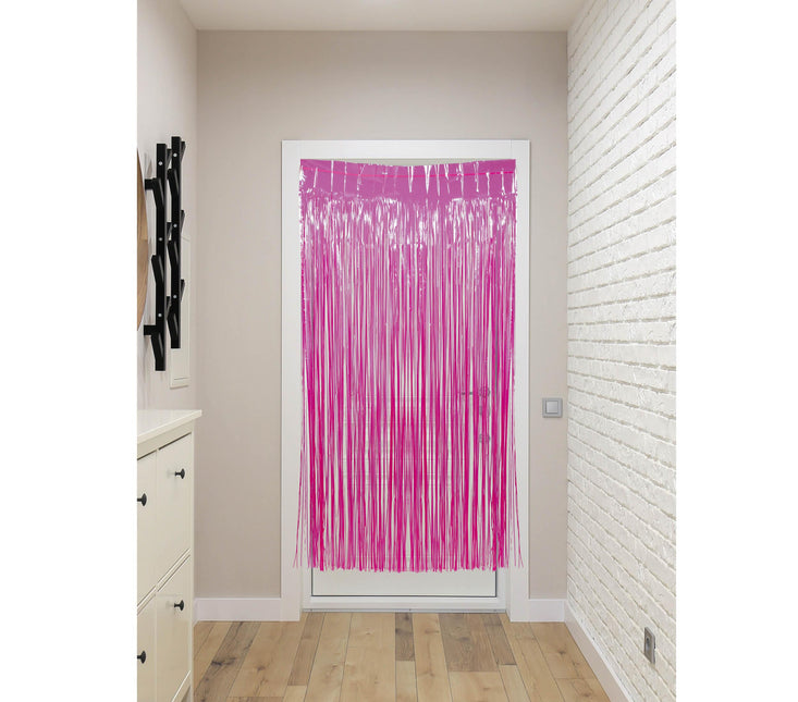 Fuchsia Türvorhang 2m
