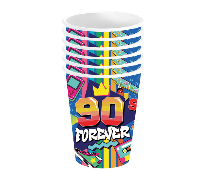 90er Becher 240ml 6 Stk.