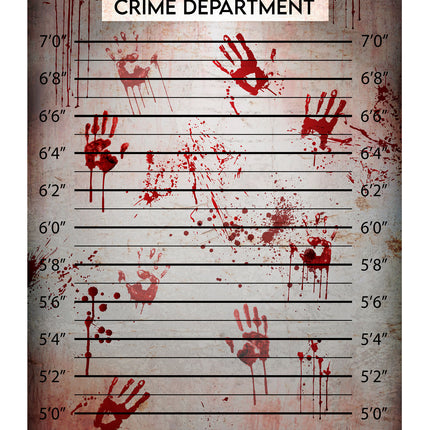 Halloween Wanddekoration Serienmörder 2m