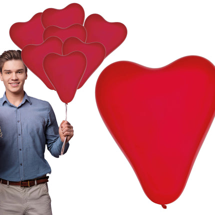 Beutel mit 10 Herzluftballons