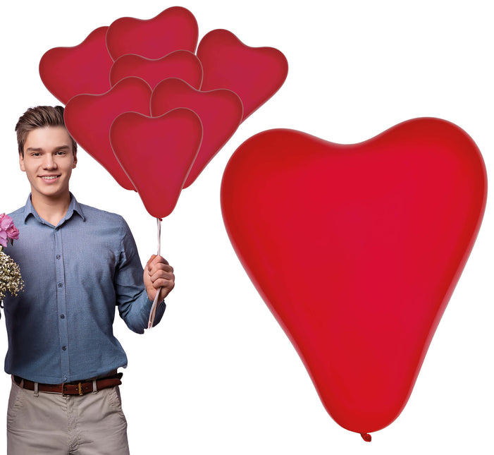Beutel mit 10 Herzluftballons