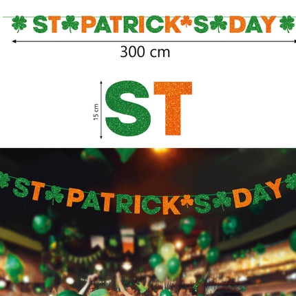 St. Patrick Girlande 300 cm