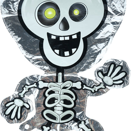 Halloween-Heliumballon „Skelett“, leer, 65 cm