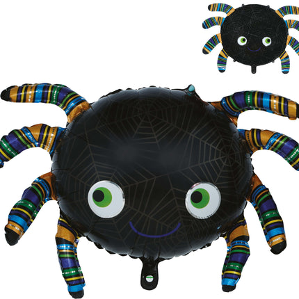 Halloween-Heliumballon „Spinne“, leer, 75 cm