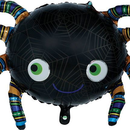 Halloween-Heliumballon „Spinne“, leer, 75 cm