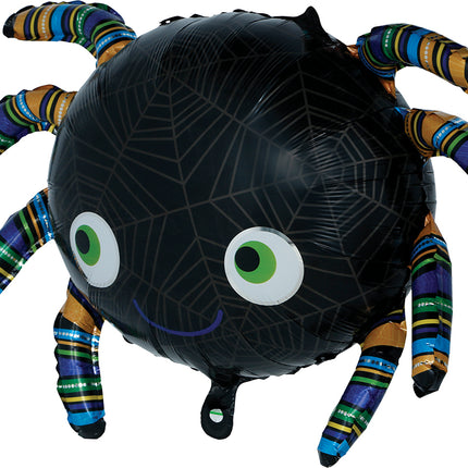 Halloween-Heliumballon „Spinne“, leer, 75 cm