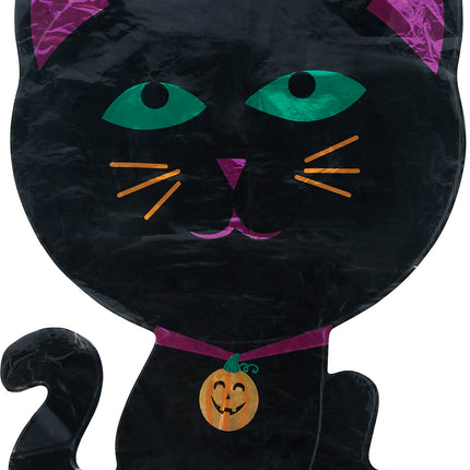 Halloween-Heliumballon „Katze“, leer, 60 cm
