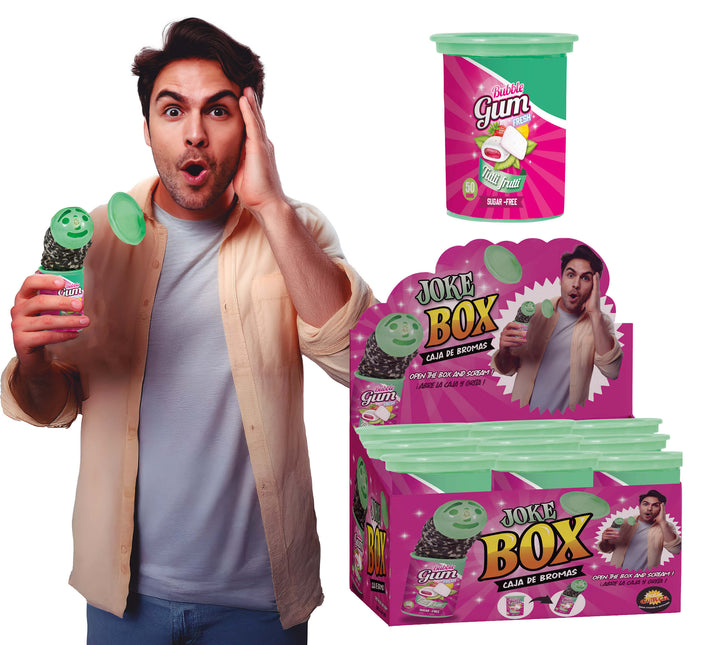 Kau-Schreck aus Plastik, Scherz