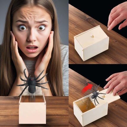 Halloween Falsche Spinne in Box