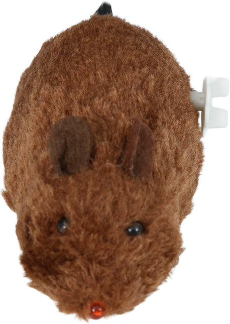 Falsche Ratte zum Aufziehen 16 cm