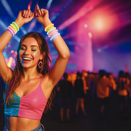 Bunte Armbänder Glow In The Dark 50pcs