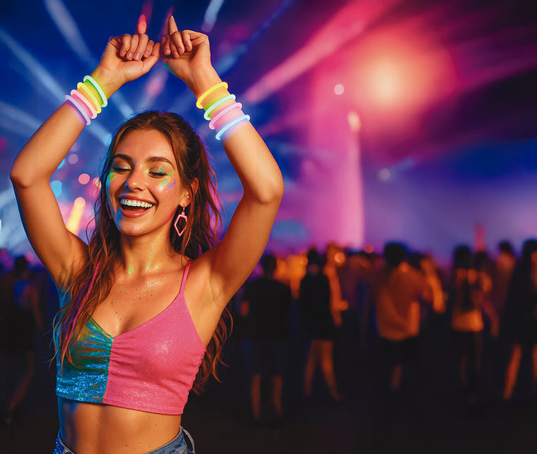 Bunte Armbänder Glow In The Dark 50pcs