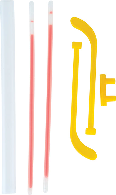 Farbige Gläser leuchten im Dunkeln