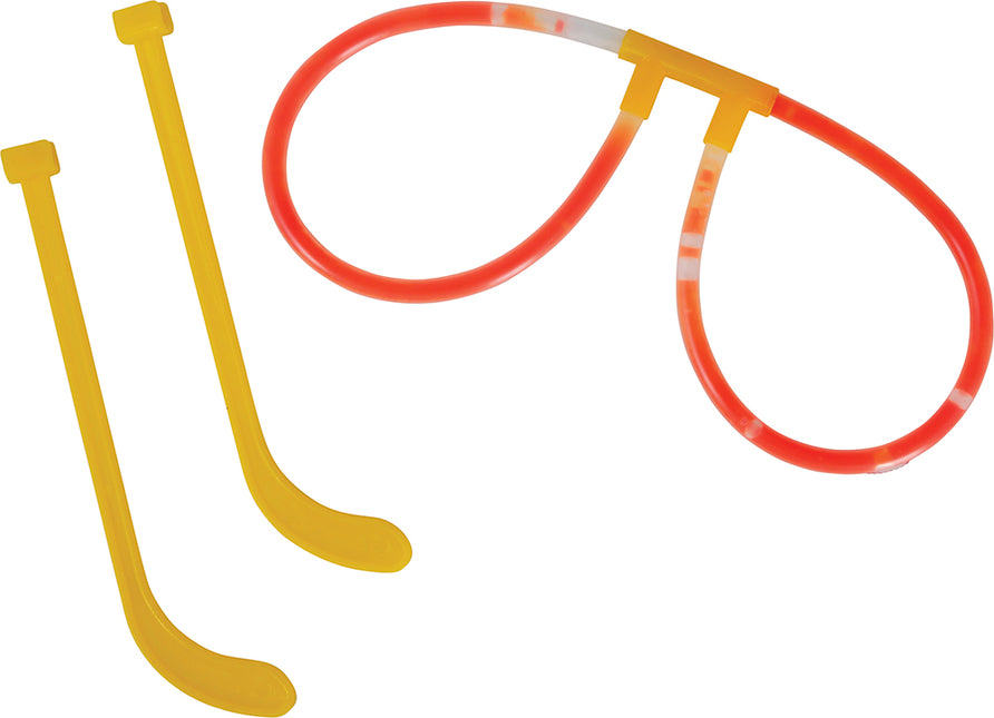 Farbige Gläser leuchten im Dunkeln