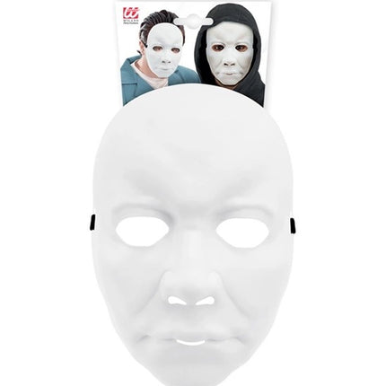 Weiße Gesichtsmaske