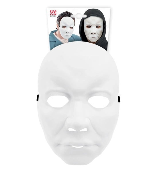 Weiße Mime-Gesichtsmaske