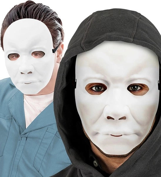Weiße Mime-Gesichtsmaske