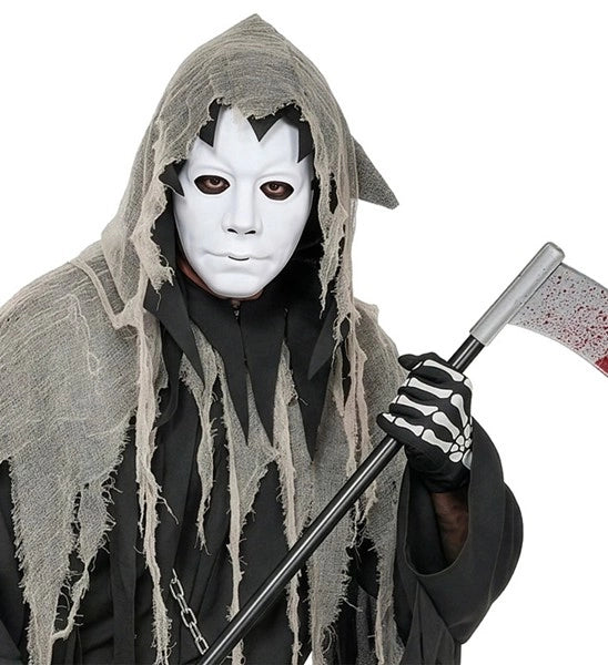 Weiße Mime-Gesichtsmaske