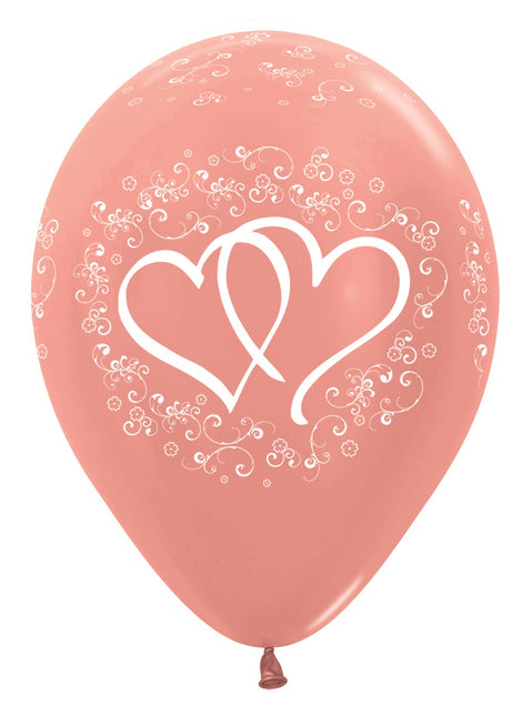 Entwinted Hearts - Rose Gold - 568 - 25 Stück
