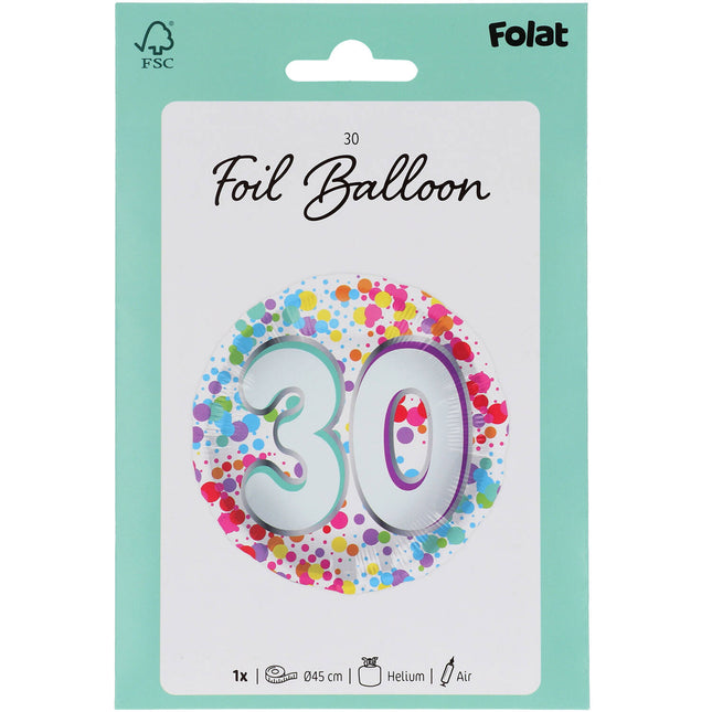 18in/45cm 30 Regenbogen
