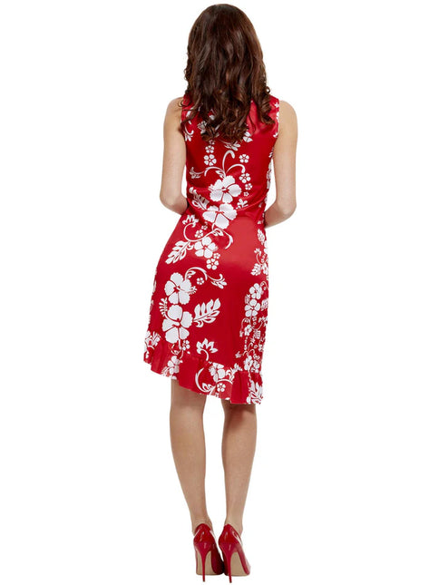 Hawaii Kleid Rot M